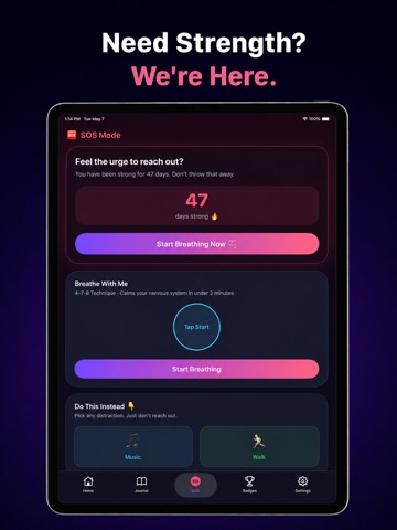 No Contact Tracker: Move On iPad screenshot