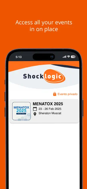Shocklogic Event App screenshot 2