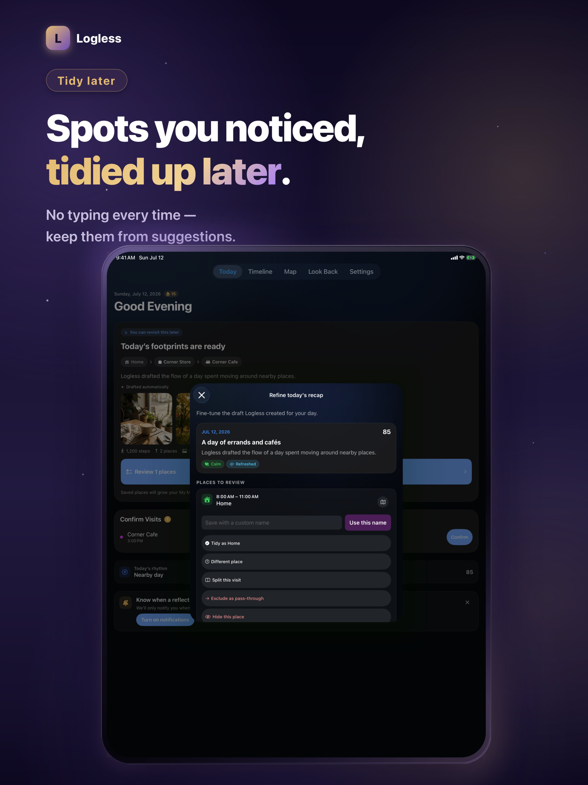 Location Diary - Logless screenshot 8