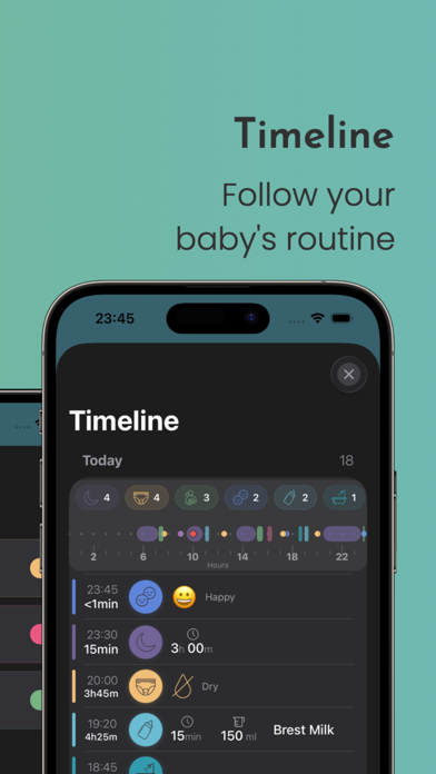 Screenshot #3 pour TicTacBaby: Baby Care Tracking
