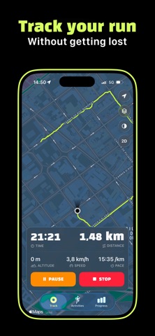 iSard: GPS Run & Hike Tracker Screenshot 2 of 10