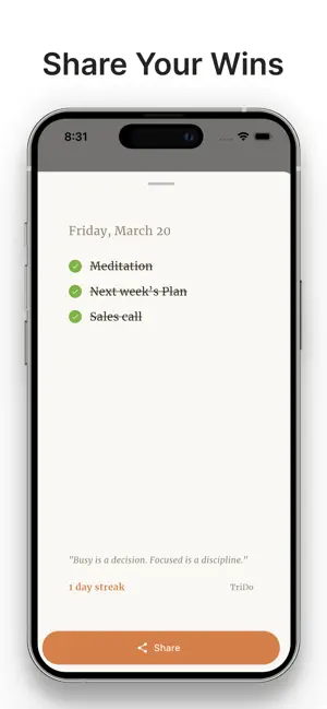 TriDo - 3 Daily Tasks screenshot 3