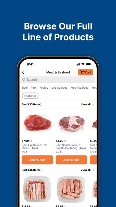 Lam's Seafood Markets Screenshot