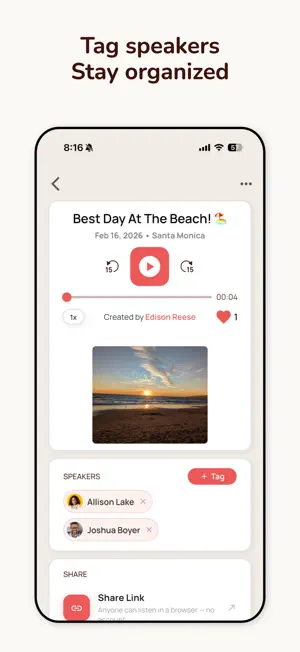 Leaf: Voice Recorder & Journal screenshot 3