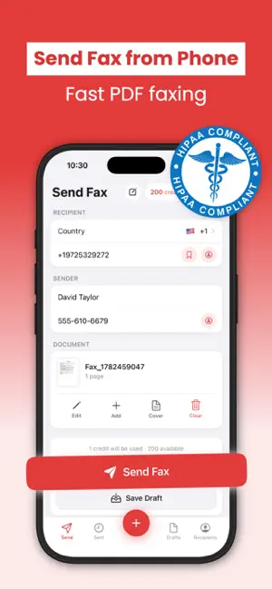 FaxDoc — Send Fax from Phone screenshot 1