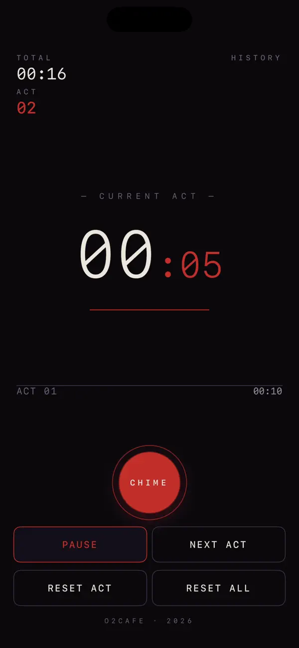 Screenshot #3 pour Act Timer Pro - 残り時間を数えないタイマー