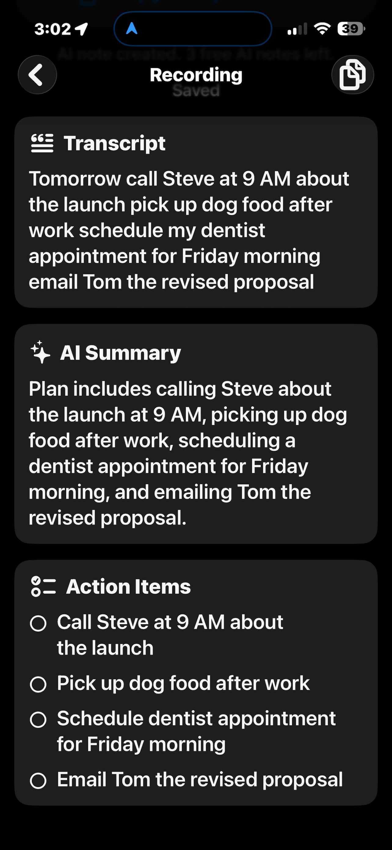 VoiceBrief: AI Voice Notes screenshot 4