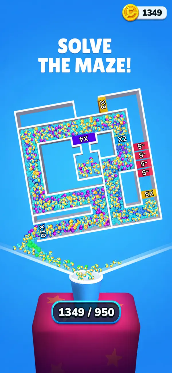 #4. Multi Maze 3D (iOS) De: Crazy Labs
