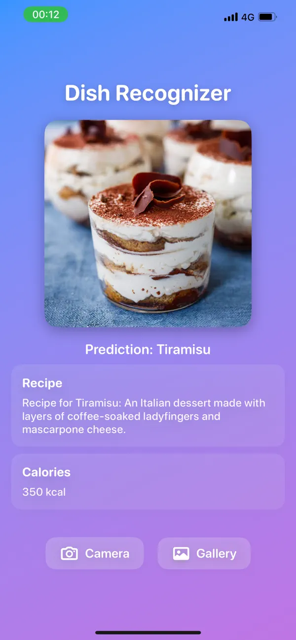 Screenshot #2 pour Dish Recognizer