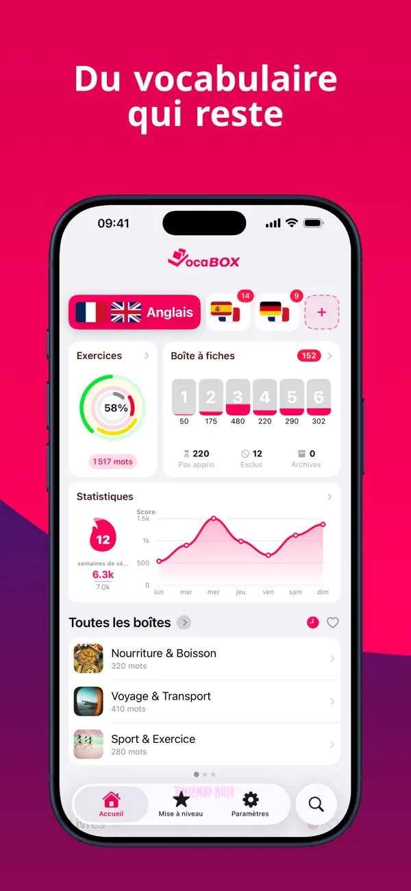 Screenshot #1 pour VocaBox - Version complète