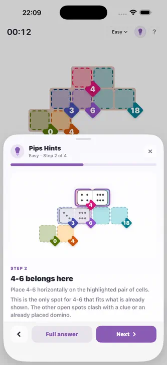 Pips2: Pips Domino Puzzle screenshot 9