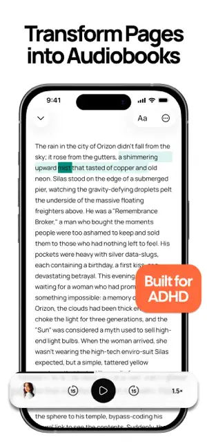 Voiced - Text to Speech screenshot 1