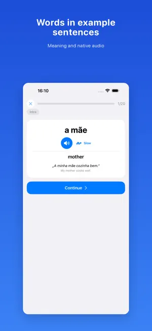 Azulino: Learn Portuguese screenshot 3