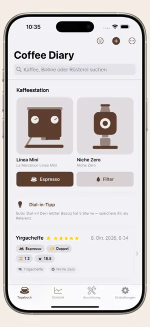 Coffee Diary screenshot 1