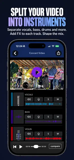 Video Audio Stem Splitter screenshot 1