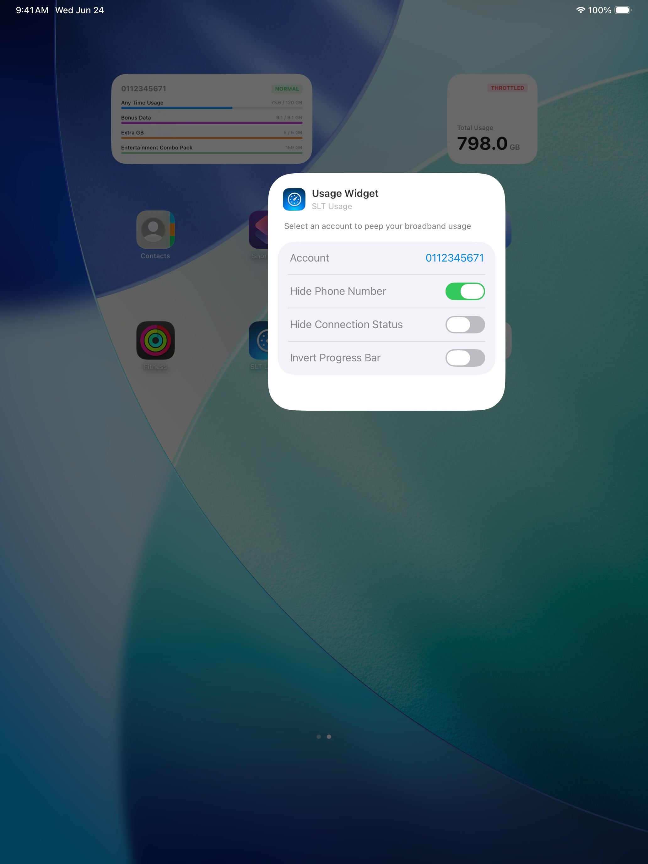 Usage Meter for SLT screenshot 11
