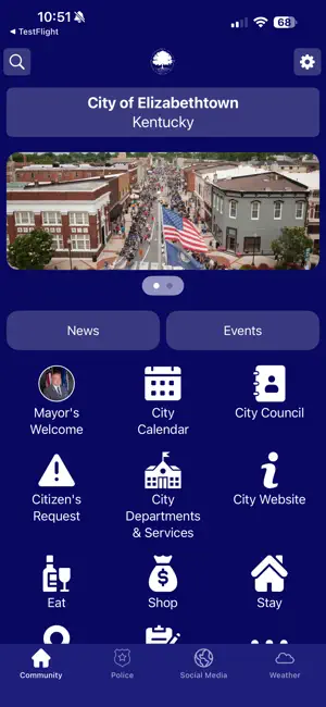 City of Elizabethtown KY screenshot 1