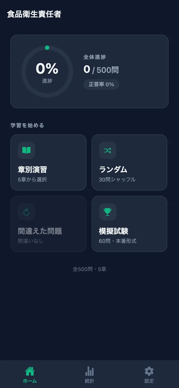 Screenshot #1 pour 食品衛生責任者対策