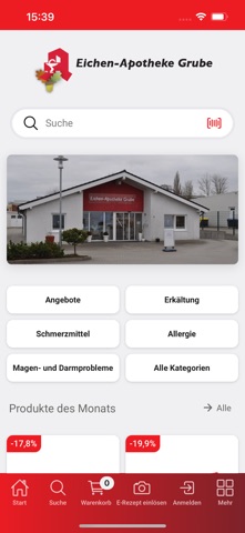 EAG-online screenshot