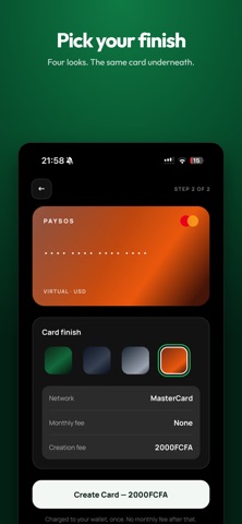 PAYSOS : Virtual Credit Cards Screenshot 3 of 6