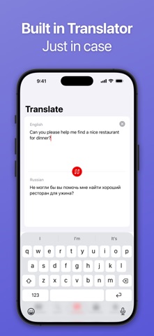 SpeakEasy Russian Phrasebook iPhone screenshot