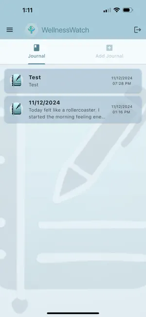 WellnessWatch screenshot 3