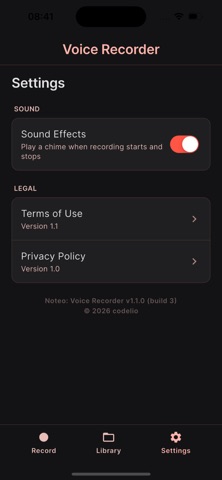 Noteo.ai  Voice Recorder screenshot