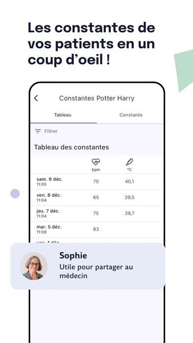 Screenshot #3 pour Ozzen: Agenda/Dossier de soins