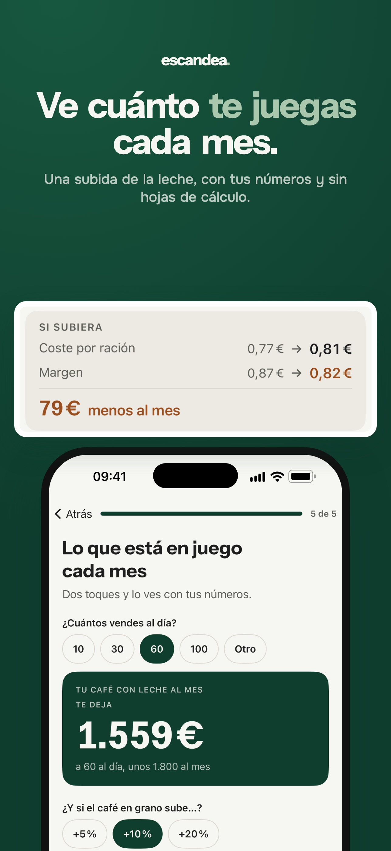 Screenshot 6 of Escandea: escandallos y costes