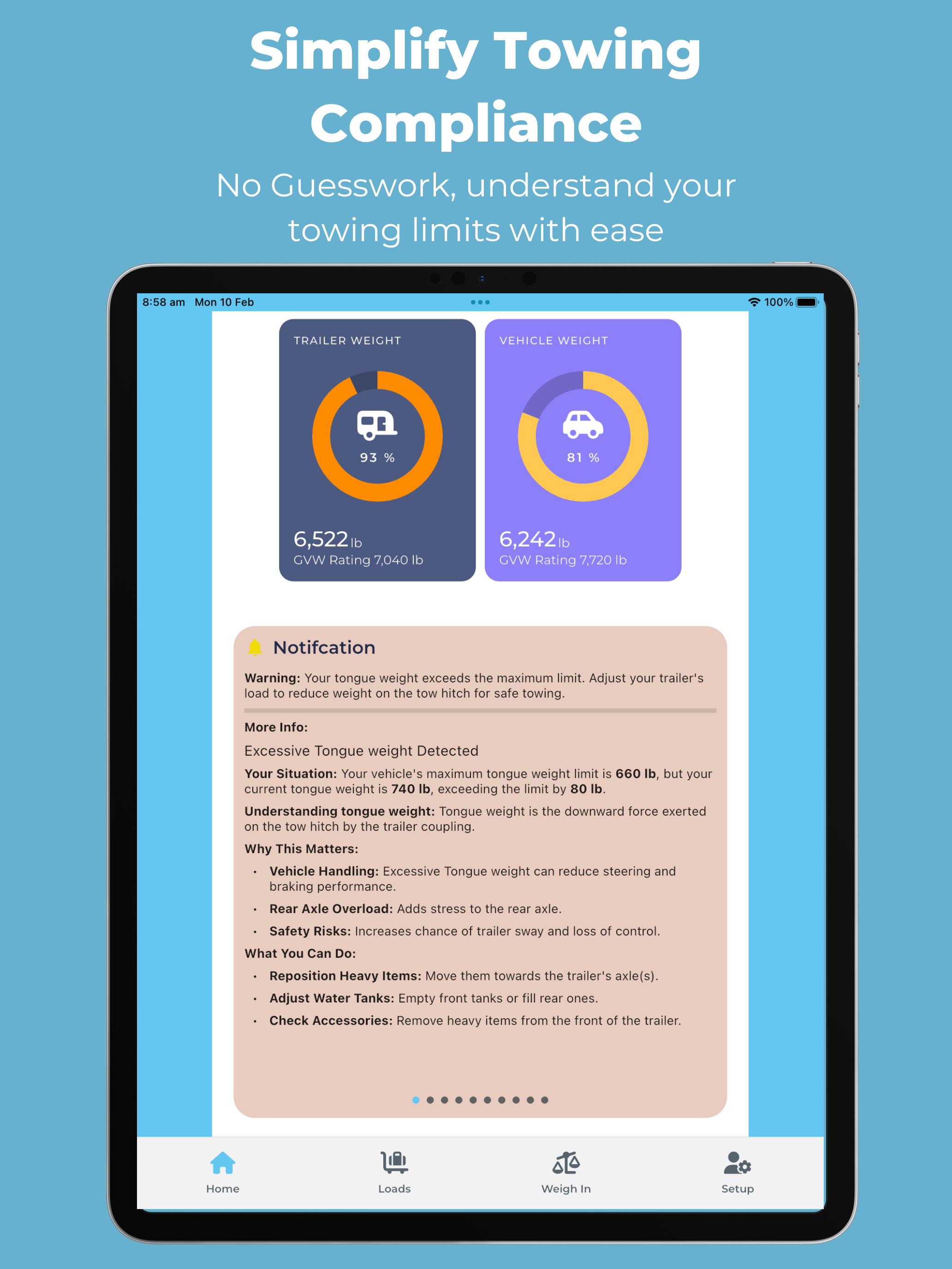 LoadMate US: Weight Calculator