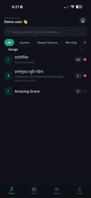 HymnBridge: Worship & Chords screenshot 1