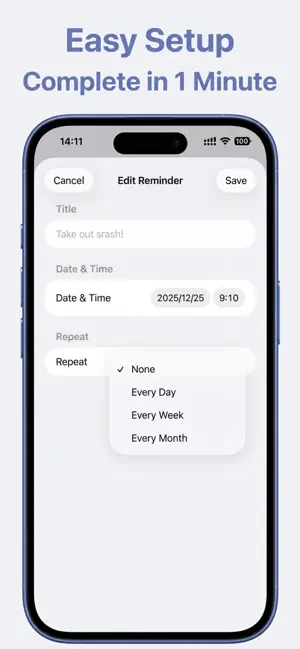 BaseReminder screenshot 2