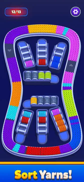 Yarn Sort - Knit Puzzle screenshot 1