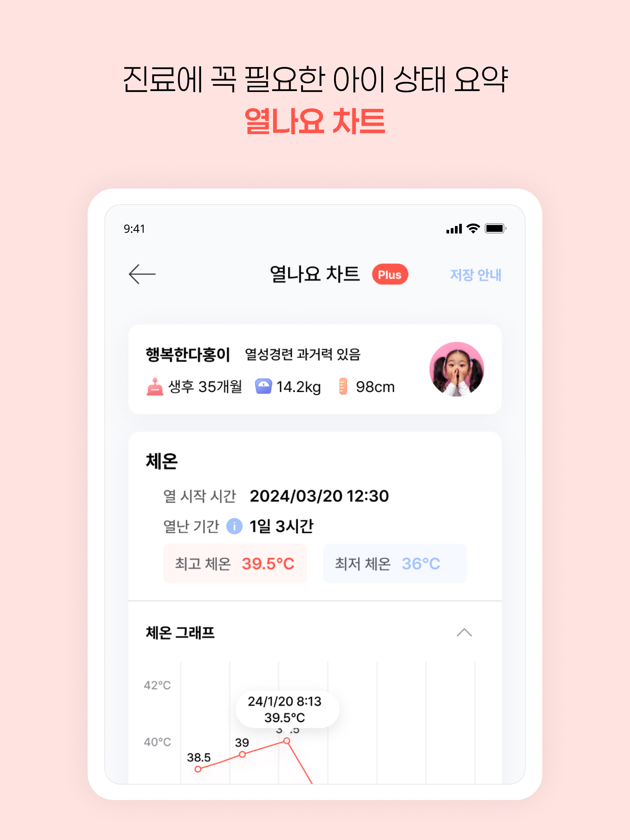 열나요 - 아이를 위한 열・해열제 관리
