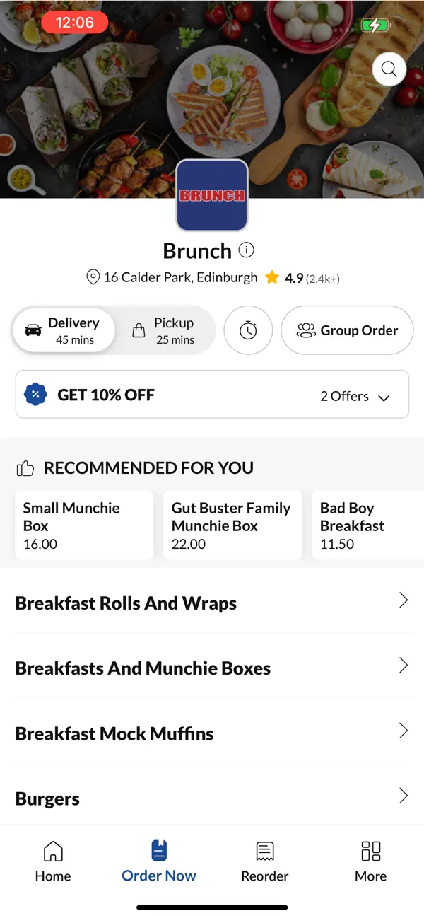 Screenshot #2 pour Brunch Edinburgh