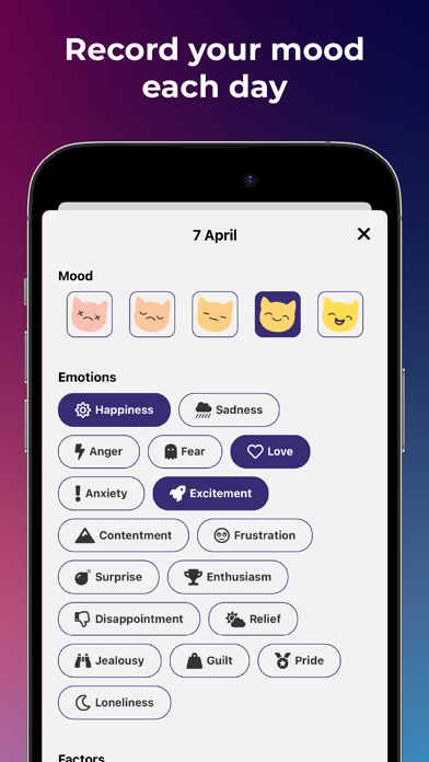 Aura - Daily Journal & Mood Screenshot