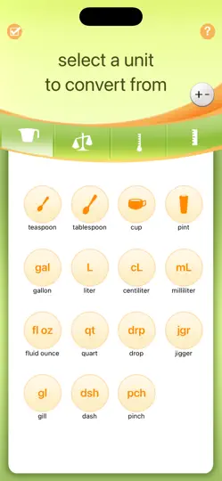 Kitchen Calculator iPhone Ekran Görüntüsü 1