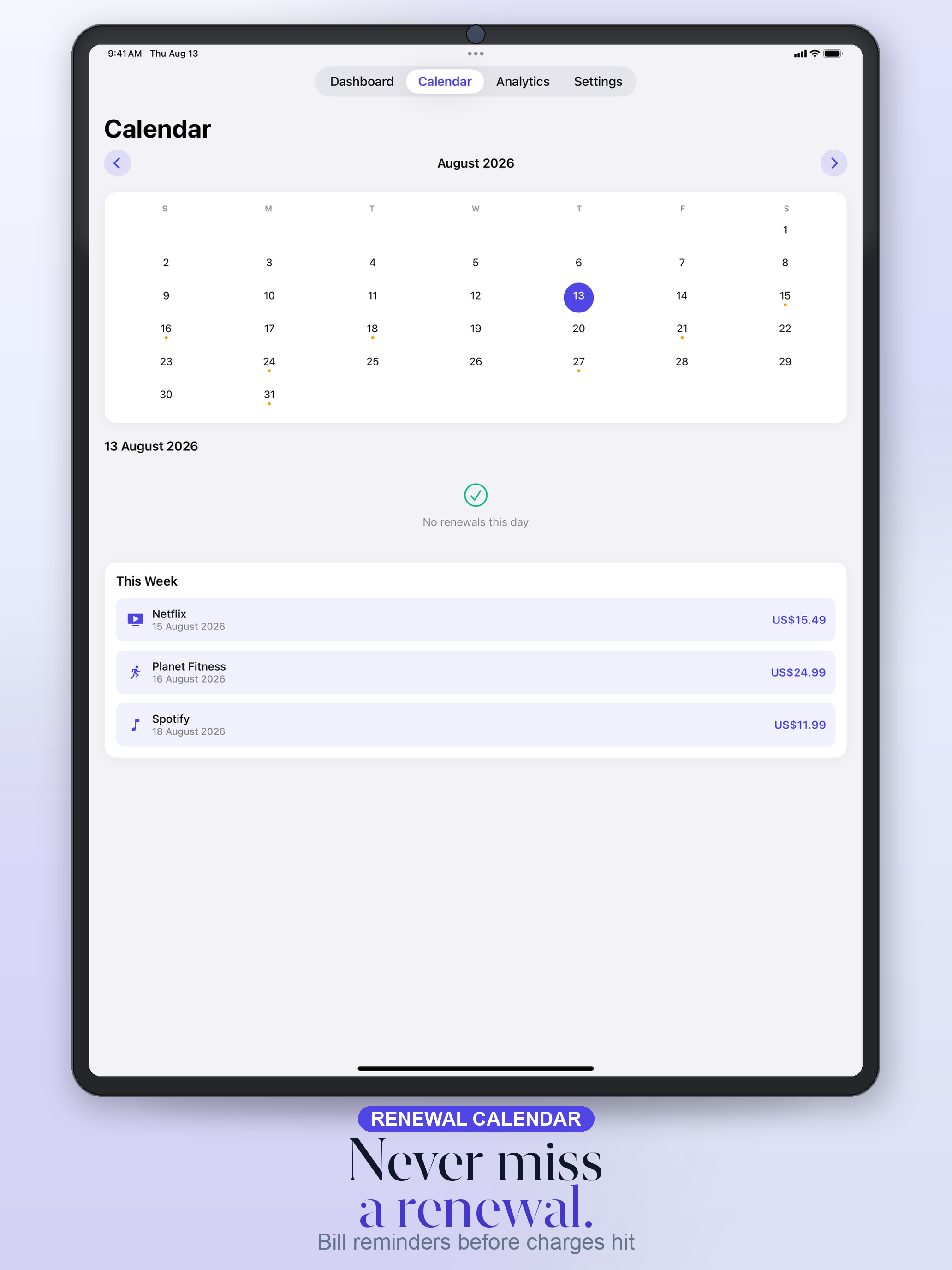 Subscription Tracker & Manager screenshot 11