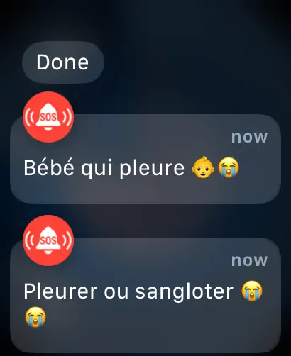 Screenshot #3 pour Sons d'urgence: pour la montre