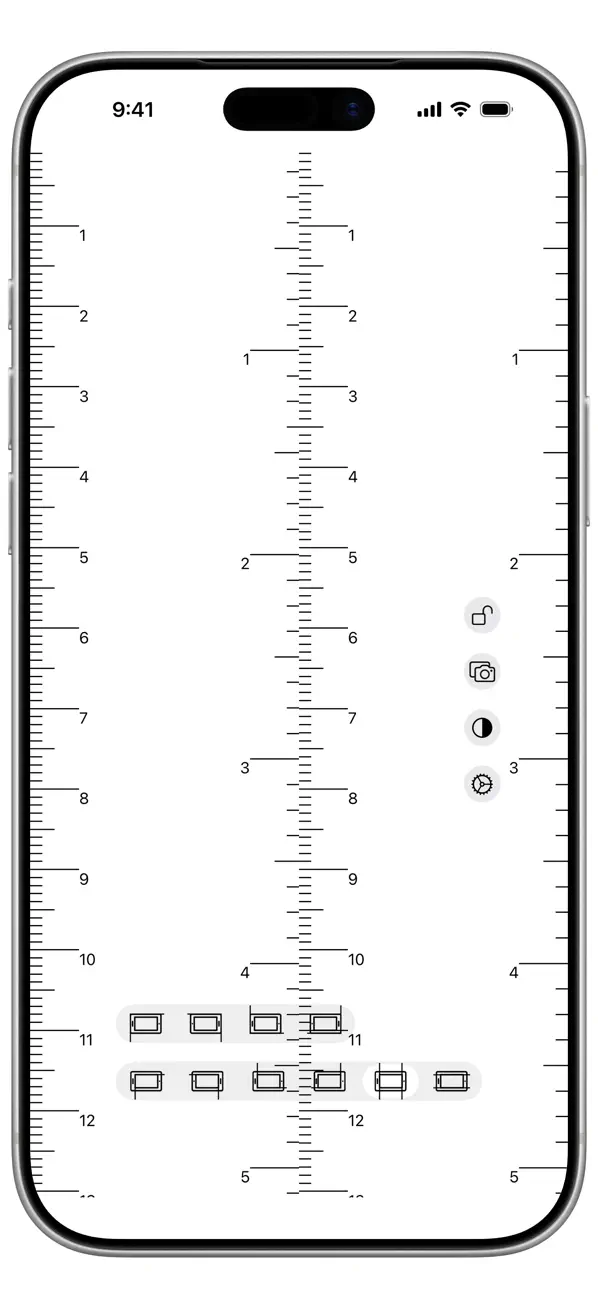 Screenshot #2 pour Ruler - CM, MM, Inches