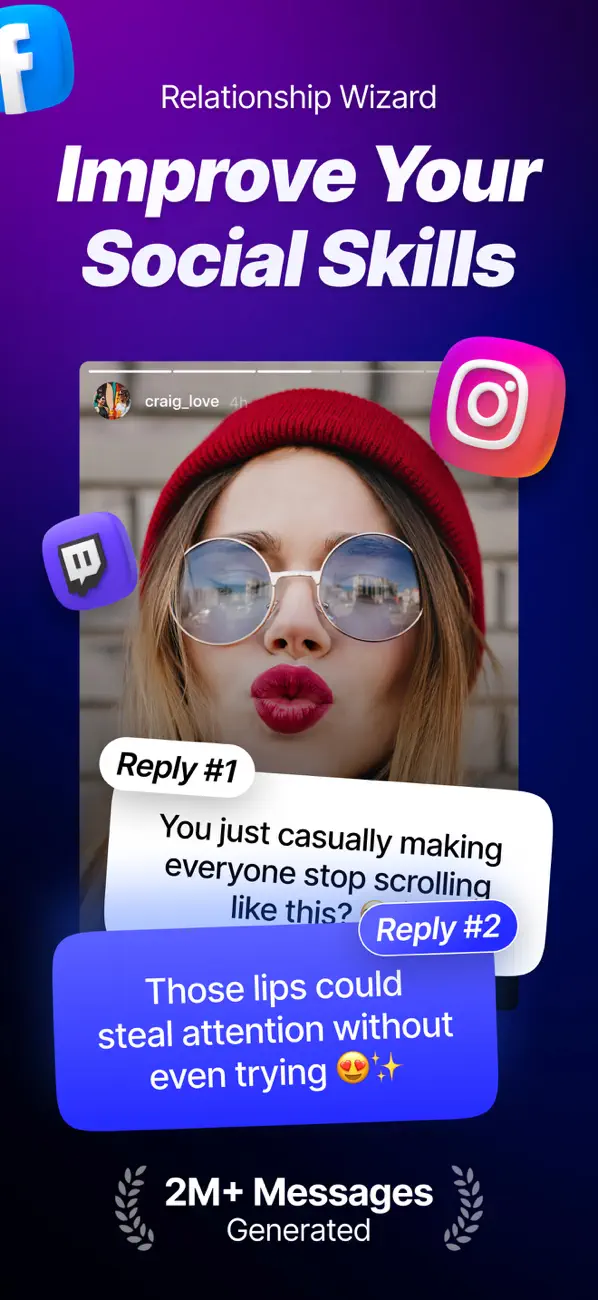 Screenshot #1 pour Love Messages AI: What to Say