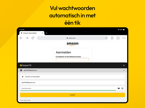 Keeper Wachtwoord Manager App iPad app afbeelding 4