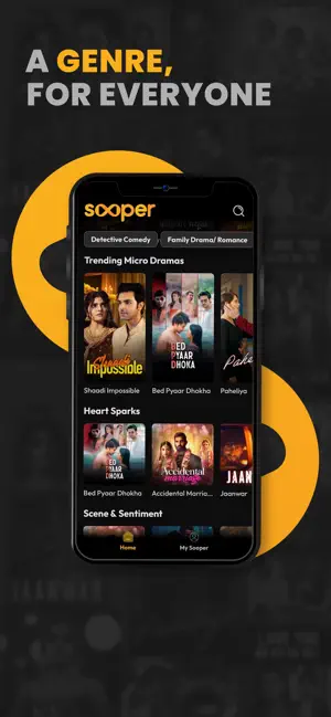 Sooper: Micro Drama & Audio screenshot 1
