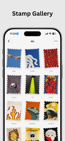 Stampr: Create Photo Stamps iPhone screenshot