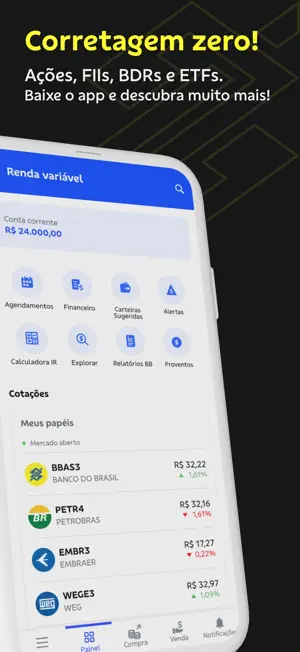 Investimentos BB Taxa Zero screenshot 1