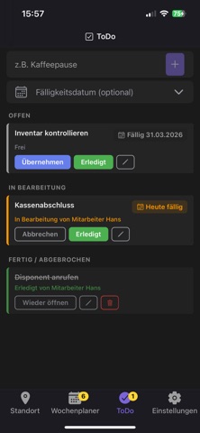 PlanHub - Tagesmanager Screenshot 3 of 3