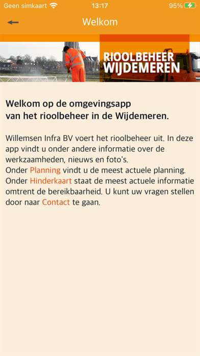 Rioolbeheer Wijdemeren Screenshot
