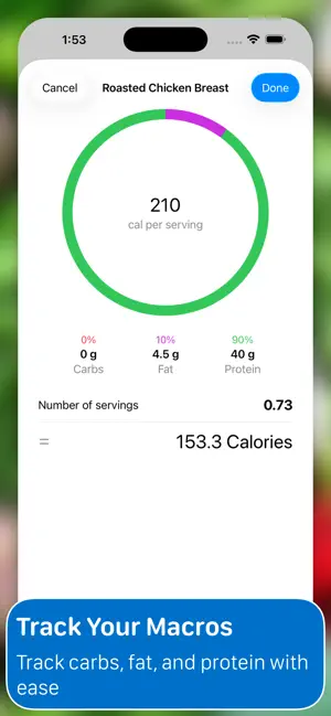 Calora Food Tracker screenshot 3