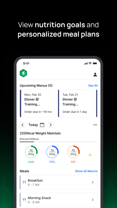 Teamworks Nutrition Screenshot