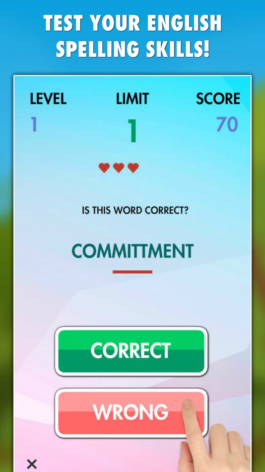 #1. Spelling Challenge Game (iOS) 由: Michal Sajban